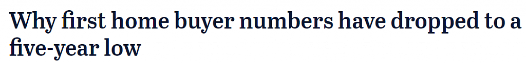 澳洲首次购房者人数创5年新低！专家：前景充满未知，买家吓得不敢买（组图） - 1