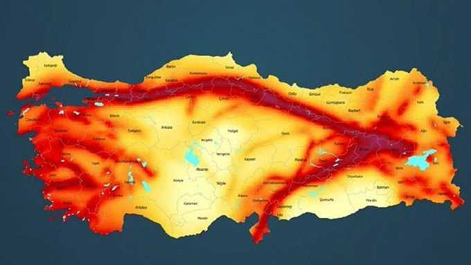 有专家提到，强震发生后，卡赫拉曼马拉什（Kahramanmaraş）和马拉蒂亚（Malatya）之间，出现了一条巨大的断层线。 （图／翻摄自推特）