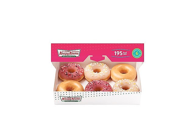 Mr Allen said he was most looking forward to the sweet treats 7-Eleven is famed for, such as Krispy Kreme donuts (pictured)