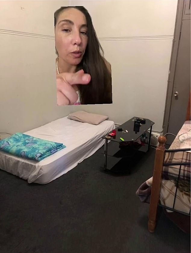 TikTok user Rachael McQueen (pictured), who regularly posts about shady real estate listings, shared a clip of an unsettling rental listing for a one bedroom unit at Granville in Sydney's west