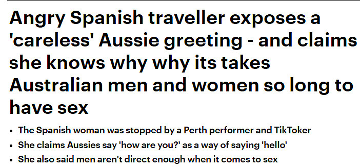 “我们那人说话更直接”珀斯外籍女吐槽澳洲文化，网友不淡定了......（组图） - 1