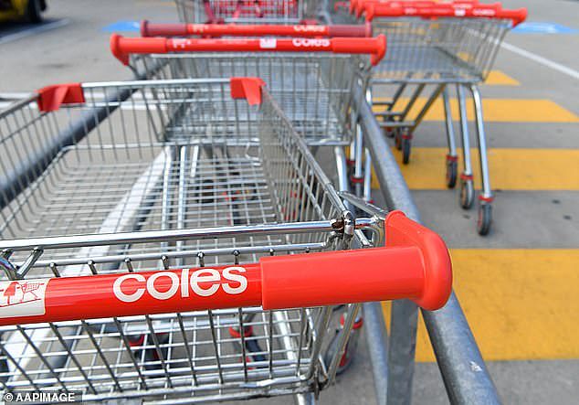 A shopper was pleasantly surprised to find a 'relic' when he went to drop off his trolley at Aussie supermarket Woolworths