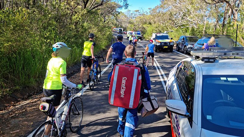 悉尼骑行比赛事故！15辆自行车相撞，6人受伤送医（组图） - 2