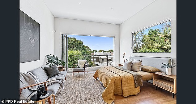 The property (pictured) in the inner south east Sydney suburb of Paddington was sold before auction