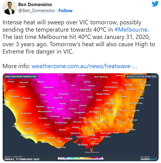 热浪席卷全澳，最高气温恐超50度！悉尼墨尔周末开启“烧烤模式”，气温逼近40度（组图） - 3