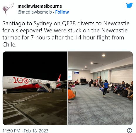 风暴横扫悉尼，澳航客机被迫改道！乘客机场过夜，多人因颠簸呕吐（视频/组图） - 2