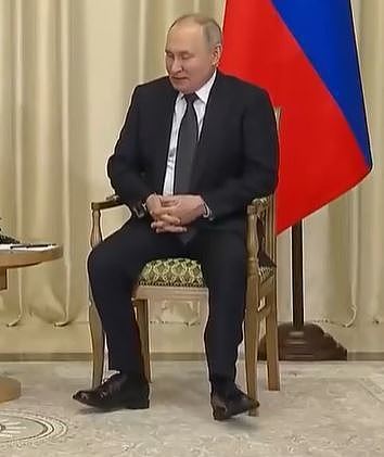 70岁普京见卢卡申科，双脚动个不停，英媒：像是在发密电码（组图） - 3