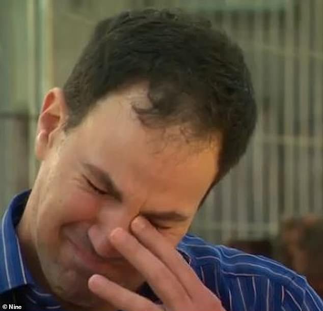 Matt Slade (pictured) tearfully told A Current Affair how his builder had recently received an email from a DA officer who bluntly informed him that the development would be rejected