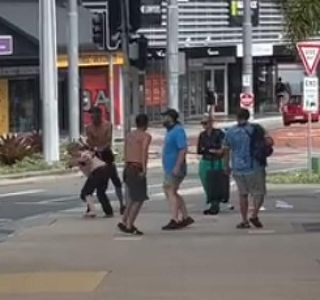 Police have charged a 31-year-old for his alleged involvement in a wild brawl that broke out on the Gold Coast