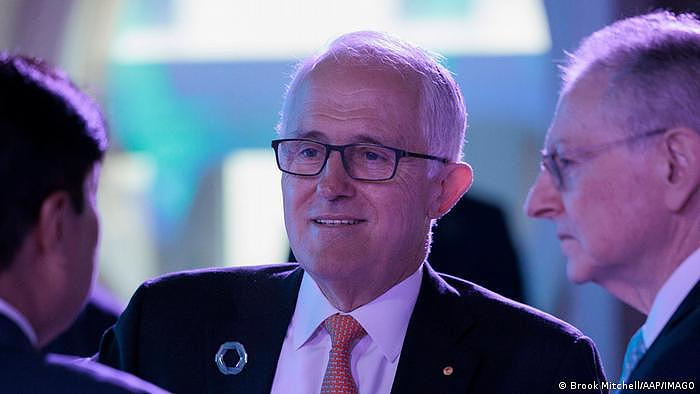 图为前澳大利亚总理特恩布尔去年7月在悉尼出席一场论坛。