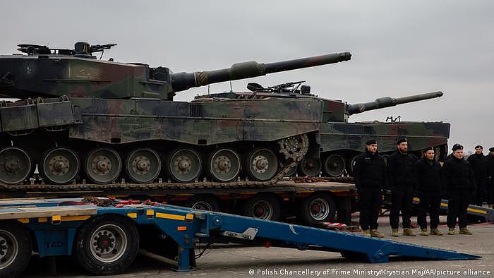 波兰提供的德制豹2坦克已经于2月24日交付给乌克兰