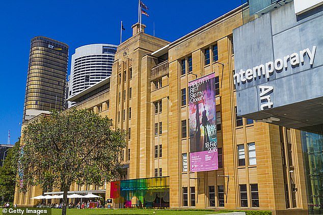 Suh's exhibition ran from November 4, 2022 until Monday at the MCA in Sydney (pictured)