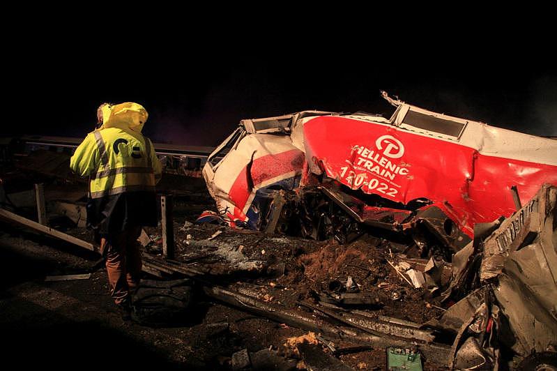 希臘北部城市坦佩（Tempe）稍早傳出兩列火車相撞，造成至少32死85傷。(路透...