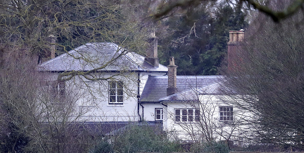 位於溫莎堡附近的浮若閣摩爾小別墅是英國哈利王子與妻子梅根在英國唯一的住所。（資料照／英國新聞聯合社／路透社）