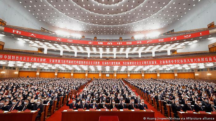 去年参与中共二十大的中共党代表（资料照）