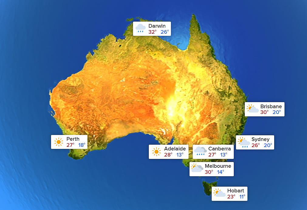 35度！悉尼或将迎2年来最热一天，多地气温将飙升（组图） - 3