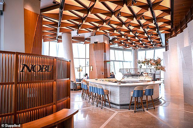 Reservations are booked well in advance at Japanese restaurant Nobu (pictured)