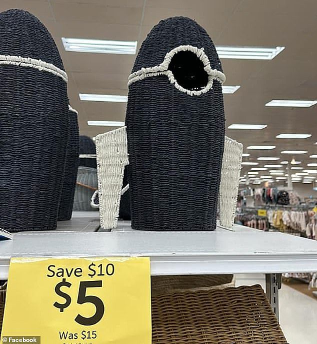 A thrifty shopper shared a reduced item in Target (pictured) - but nobody could figure out what it was
