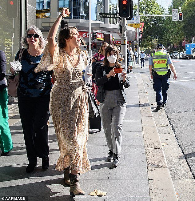 Judge Williams heard an appeal by Ms CoCo for the 15-month jail sentence imposed in the Local Court last December (pictured, Ms Coco leaving court on Wednesday)