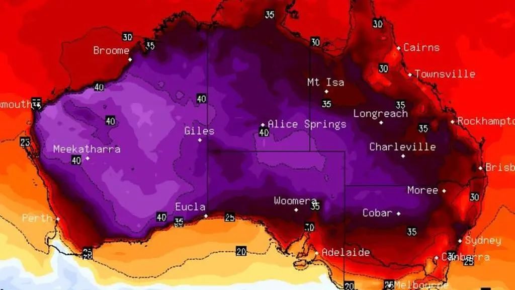 热到发烫！西澳气温冲上40℃（图片） - 3