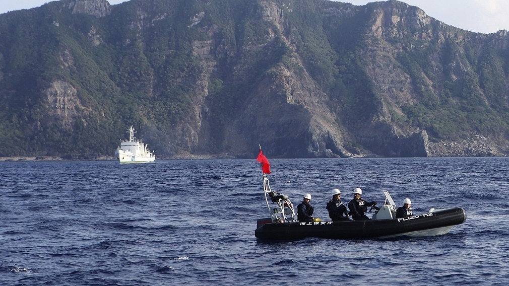 中国海警巡钓鱼岛驱离多艘日方船只