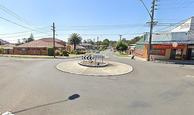 Drivers can easily miss the camera going around the tight Faraday Road roundabout (pictured)