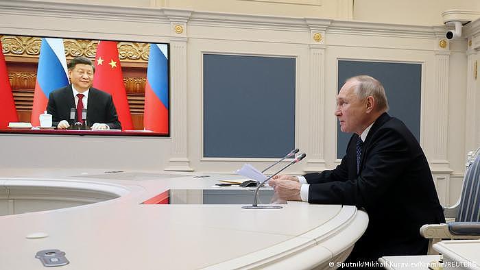 中俄领导人2022年12月举行视讯会议