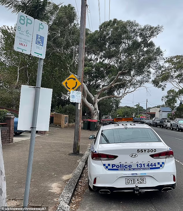 悉尼警车占用残疾人停车位引热议！有人理解，有人怒批（图） - 2