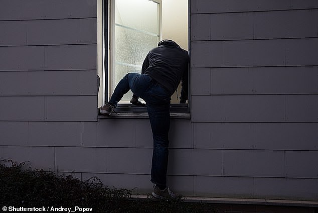 It's understood the intruder broke into a stranger's home and simply fell asleep (stock image)
