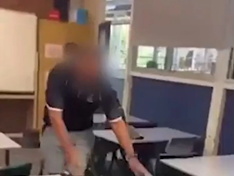 澳中学师生斗殴！叫骂、推搡、扔桌子……涉事教师被捕（视频/组图） - 6