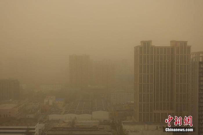 中国沙尘暴范围续扩大，多地空污指数爆表（图） - 2