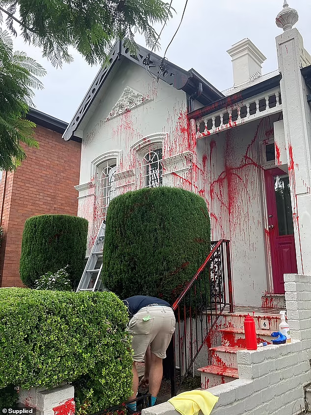 悉尼老太房屋遭蓄意破坏，满墙红漆堪比“谋杀现场”！邻居怒批肇事者“人渣”（组图） - 2