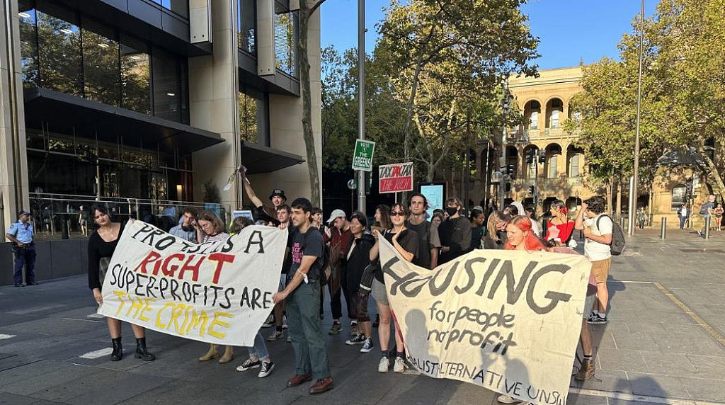 不满悉尼租金持续飙涨，租客在CBD游行示威！抗议政府视而不见（组图） - 4
