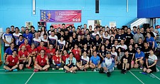 第七届悉尼中国高校羽毛球联赛公开赛收宫，25支球队角逐悉尼大学2队夺冠（组图）