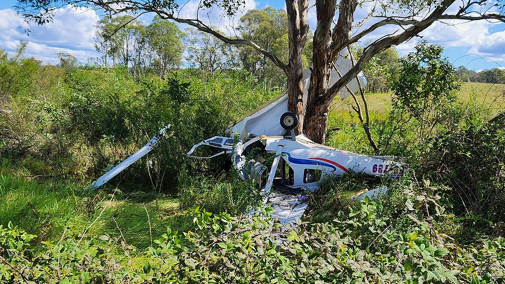 悉尼轻型飞机撞树坠毁，1老人重伤送医（图） - 2