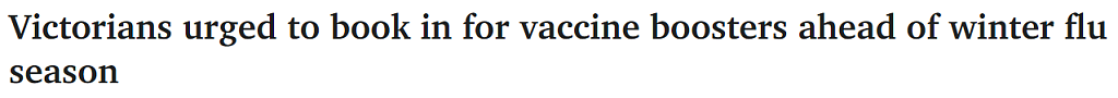 专家：三重病毒或提前席卷墨尔本，请抓准时机打疫苗加强针（组图） - 1