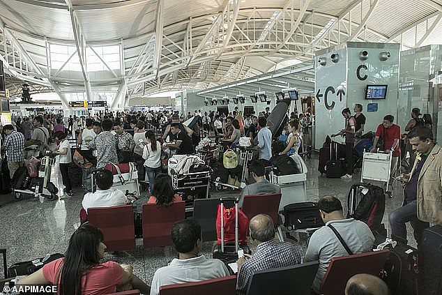 A Sydney man has detailed his elderly parents' nightmare ordeal with Jetstar. Pictured is Ngurah Rai International Airport in Denpasar