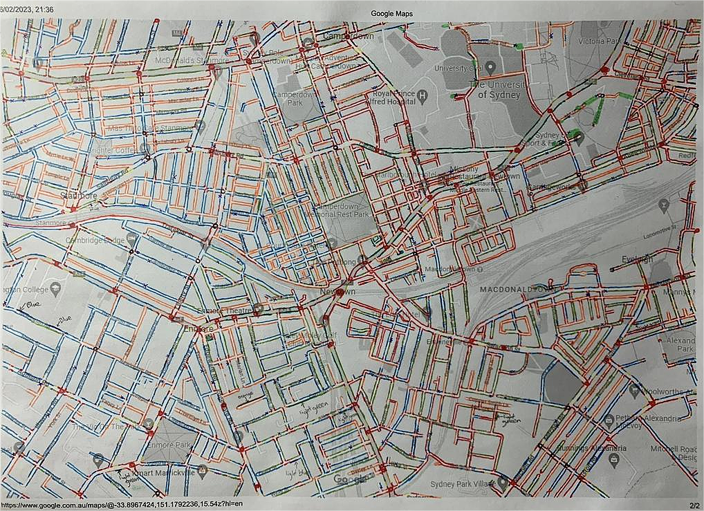 造福司机！悉尼华男手绘多区“停车地图”，大量秘密车位曝光（组图） - 3