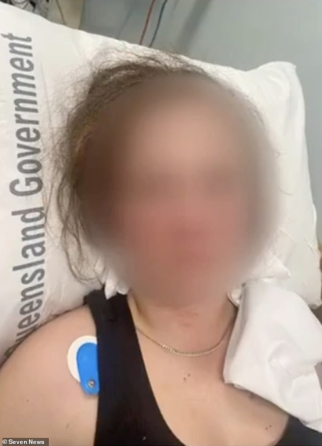 A furious Queensland dad has spoken out after his teenage daughter (pictured) was left needing hospital treatment after a vicious alleged assault on Sunday afternoon