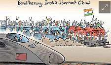 印度超越中国成世界第一！德媒漫画惹怒印度，马斯克又补上致命一刀（组图）