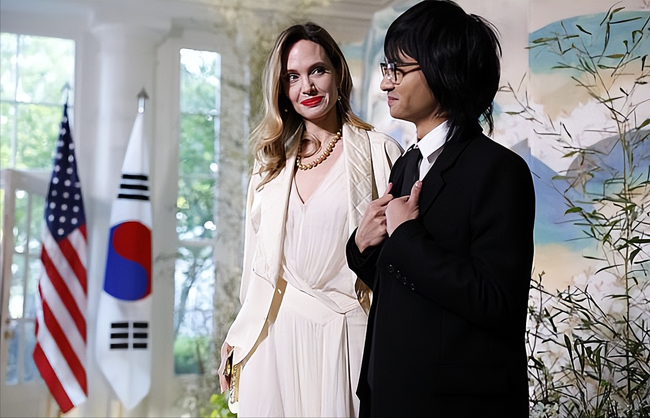 韩国第一夫人访美终于遇到时尚对手！和朱莉在国宴同框，气场输了（组图） - 8