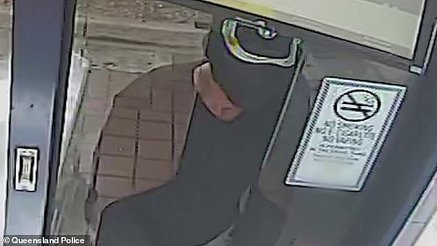 Investigators are appealing to the public to help identify the man who officers described as Caucasian in appearance with a solid build (pictured)