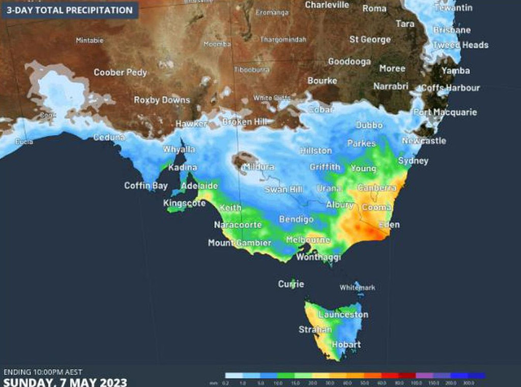 提前入冬！冷空气横扫澳洲东南部，多地出现大幅降温、降雨及破坏性大风（图） - 2