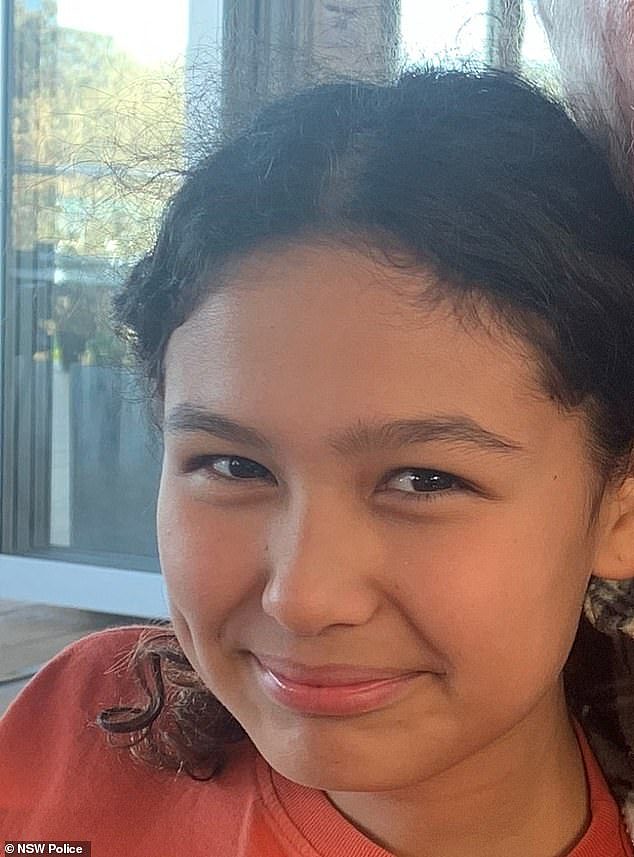 A search is underway to find two teenage girls - Yoshino Stanford (pictured), 12, and Isabella Herring, 13 - who were last seen in Forest Lodge on Saturday morning