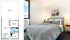 “消失的卧室”！每周仅需$420，墨尔本CBD两居室公寓平面图引争议（图）