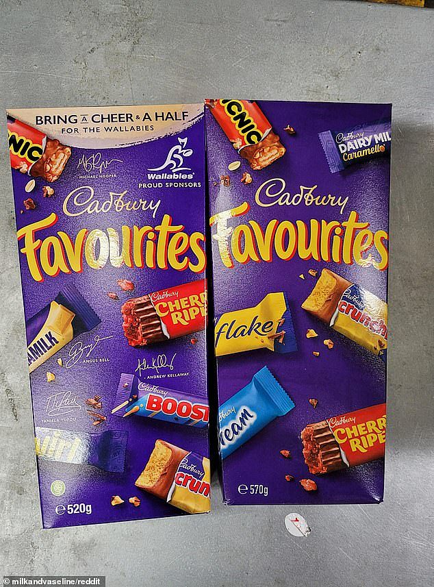 在 Cadbury's Favorites 放弃了他们最喜欢的两种口味之后，巧克力爱好者们感到非常震惊 - 同时还缩小了盒子的尺寸
