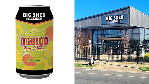 Big Shed Brewing Concern 芒果酸啤酒被发现酒精含量过高后被召回。