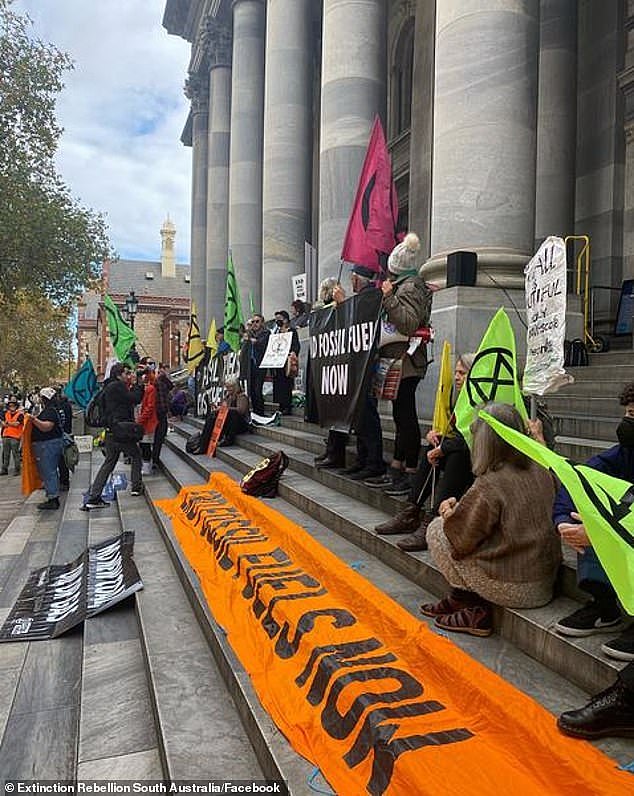 The proposed changes to the Summary Offences Act where sparked by a Extinction Rebellion protest held last week, where climate activists caused significant traffic delays in Adelaide