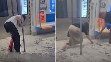 北京地铁女乘客“尿袋”突爆炸！工作人员及时灭火幸无人受伤（组图）