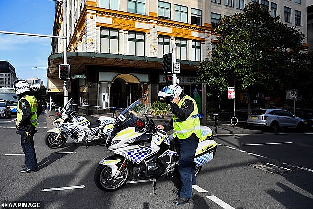 Several CBD road closures were in place during the police operation